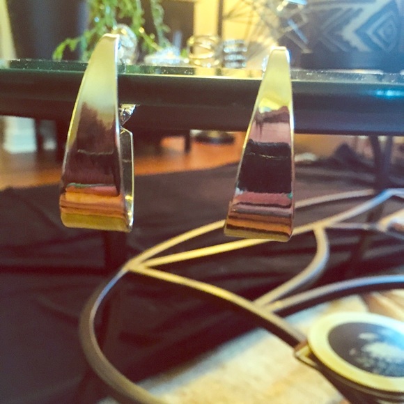 Silver oval earrings! - Picture 1 of 3